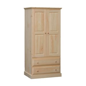 8025 2 Door 2 Drawer Wardrobe