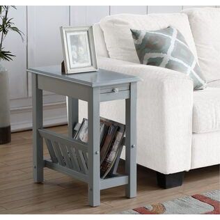 ATEI 7950 Chairside Table w/ Magazine Rack