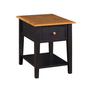 ATEI QT2024 End Table w/ USB Outlet