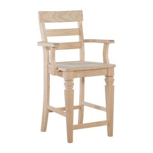 24" Java Stool W/ Arms