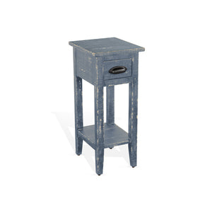 2077OB Ocean Blue Chair Side Table