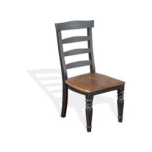 1432PJ1-W Ladderback Chair, Wood Seat