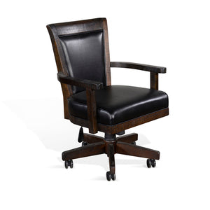 1444TL2 Game Chair w/ Casters, Cushion Seat & Back