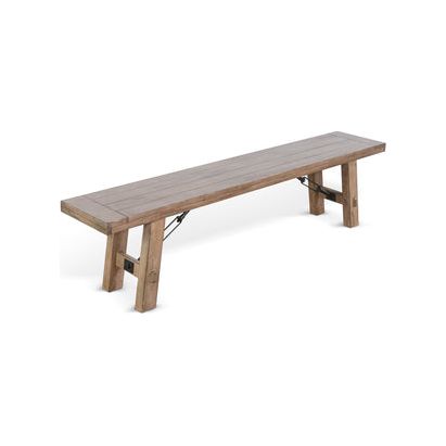 1522BU Buckskin Bench w/ Turnbuckle