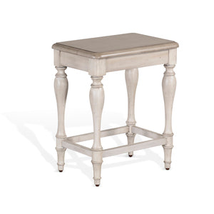 1612WV 24"H Stool, Wood Seat