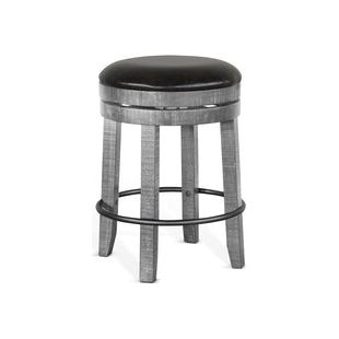 1624AG-24 24"H Swivel Stool, Cushion Seat