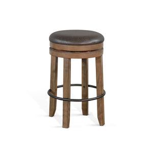 1624BU-30 30"H Swivel Stool, Cushion Seat