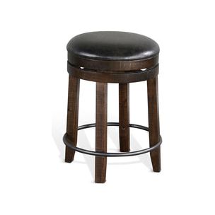 1624TL2-24 24"H Stool w/ Swivel, Cushion Seat