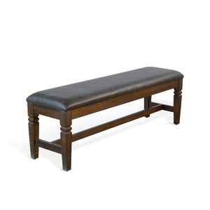 1640TL2 Homestead Bench, Cushion Seat