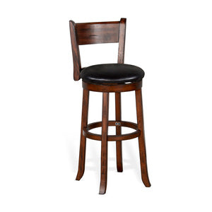 1646VM-B30 30"H Swivel Barstool, Cushion Seat & Back