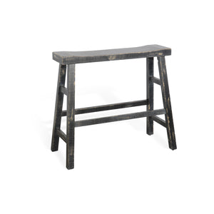 1671BS-30 Black Sand 30'H Bench, Wood Seat