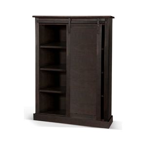 2817CO2 Bookcase w/ Barn Door