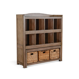 2993BU Storage Bookcase w/ Trundle Bench