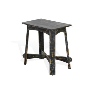 3172BS-CS Black Sand Chair Side Table