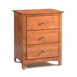 Shaker 3 Drawer Nightstand - Wide