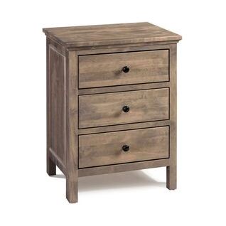 Heritage 3 Drawer Nightstand - Wide