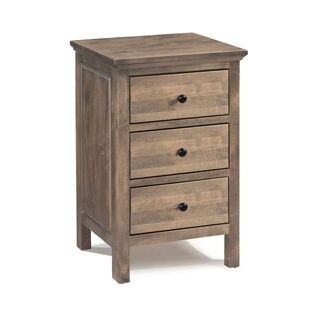 Heritage 3 Drawer Nightstand