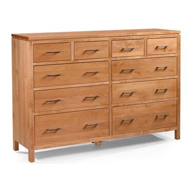 2 West 10 Drawer Dresser - 2 Deep Drawers