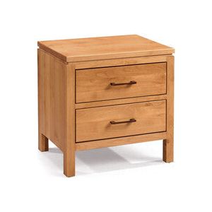 2 West 2 Drawer Nightstand - Low