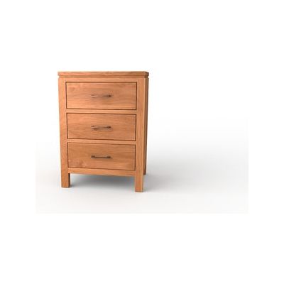 2 West 3 Drawer Nightstand - Wide