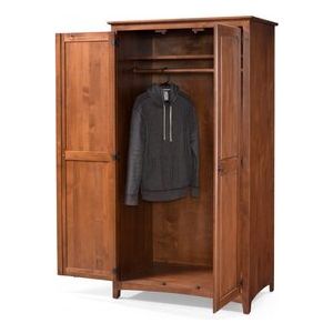 Shaker Wardrobe with Hang Rod